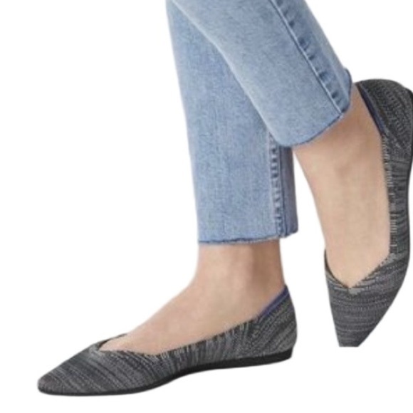 Rothy's Shoes - Rothy's Black and Gray Flats